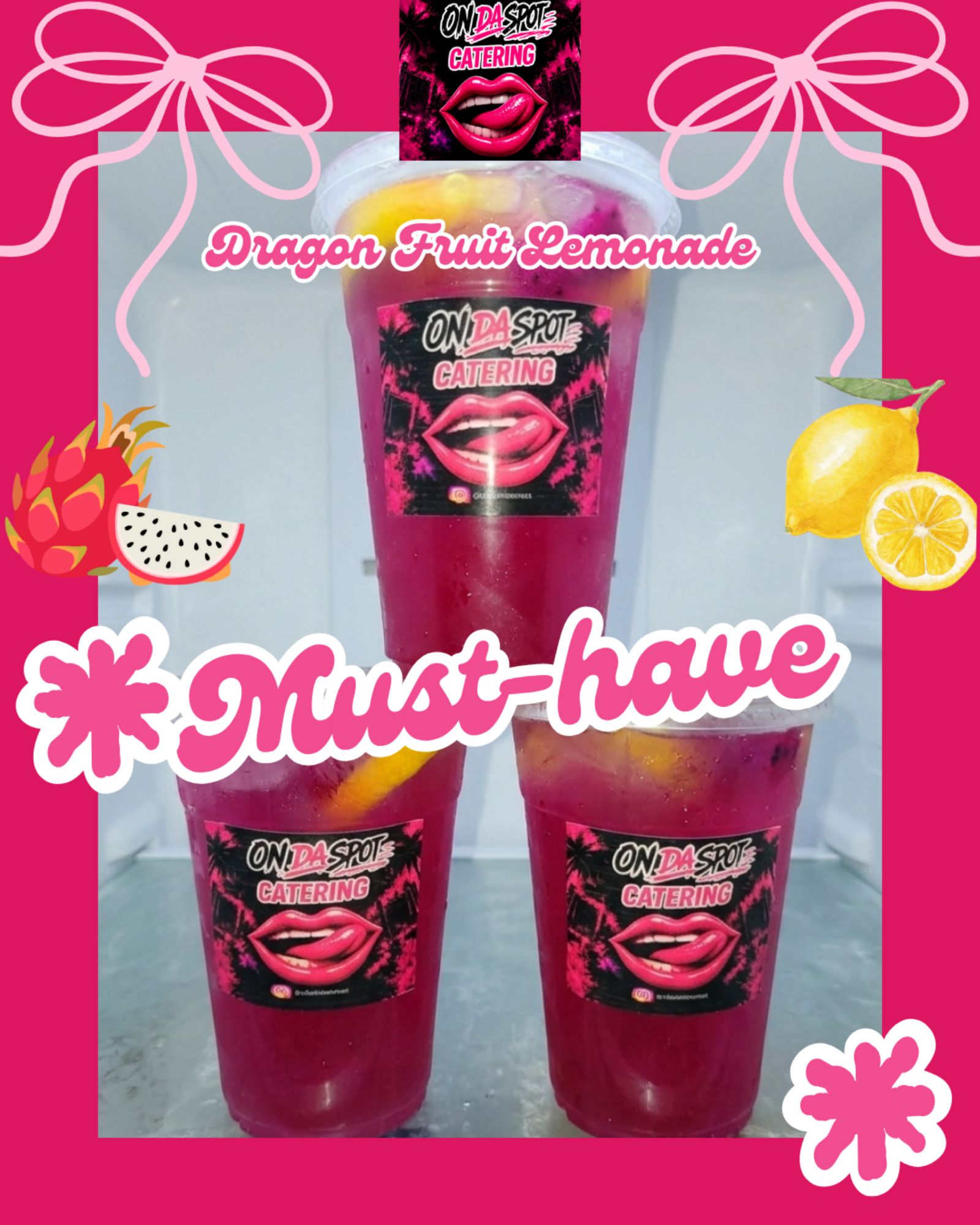 Dragon Fruit Lemonade
