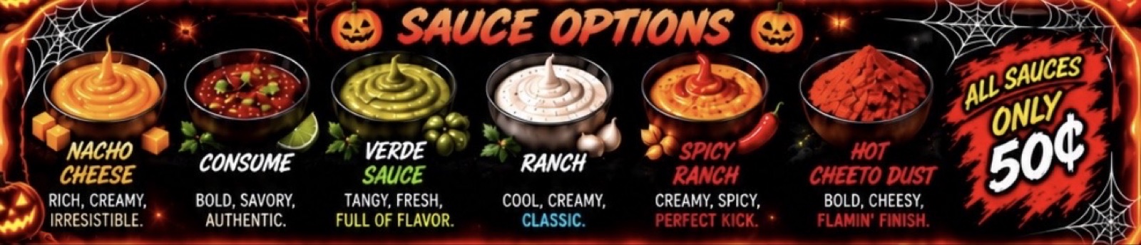 Sauce Options